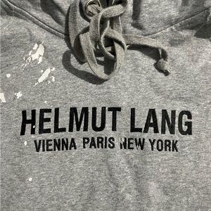 Helmut Lang Heather Gray Sweatshirt